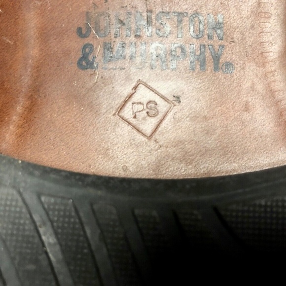 Vintage Johnston & Murphy Men\'s Dark Brown Leather Loafer Dress Shoes~9.5M main image 3